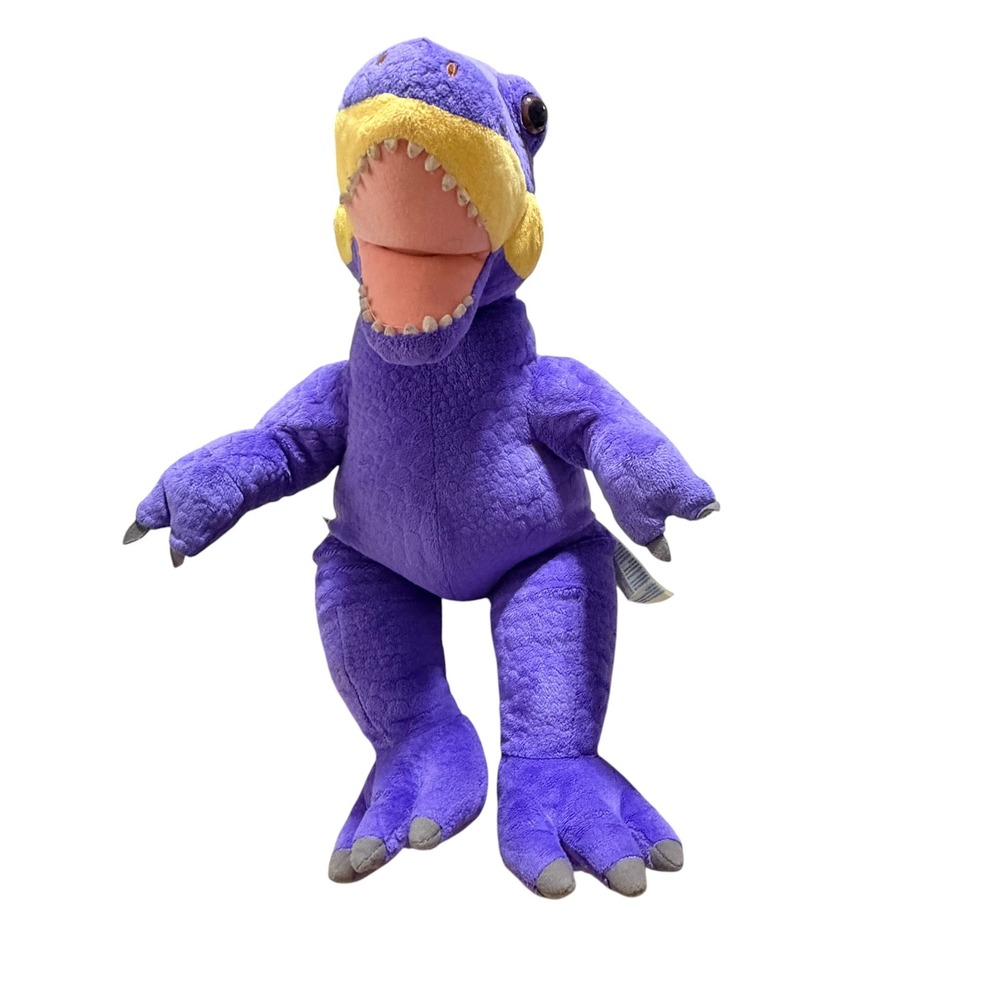 Build-A-Bear Workshop Purple T-Rex Dinosaur Plush Stuffed Animal Textured Scaly